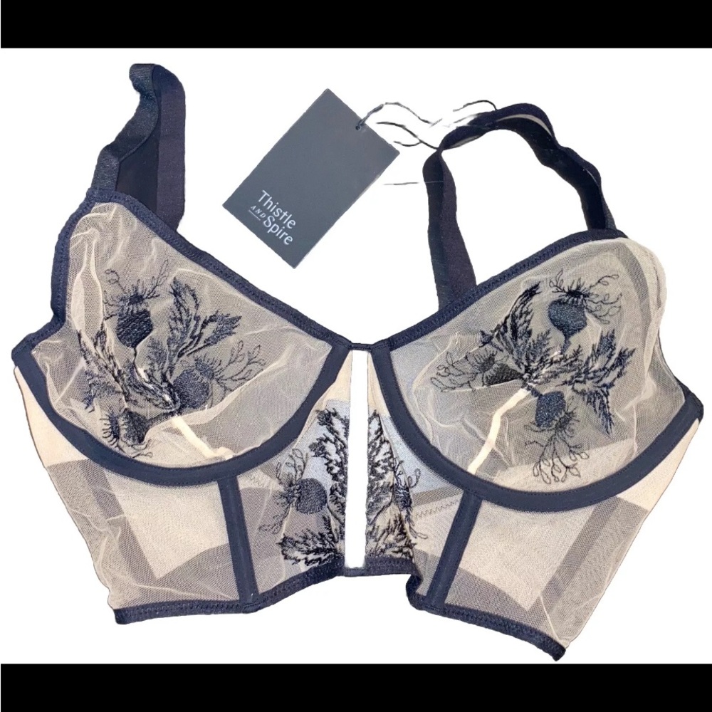 Thistle And Spire Verona Longline Bustier Bra NWT - Picture 4 of 6